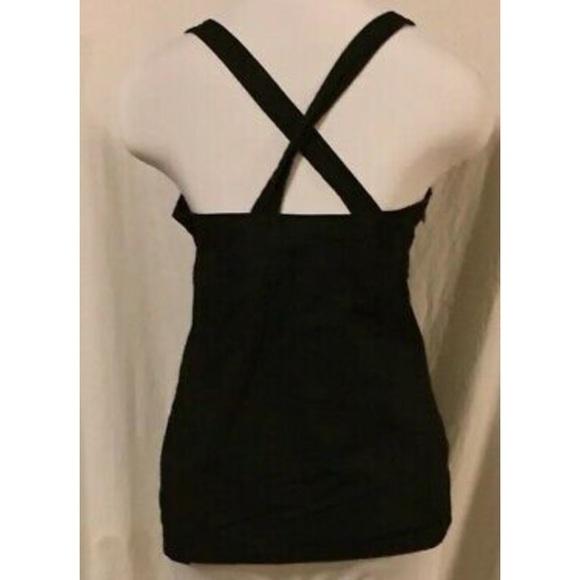 Tulle M black sleeveless blouse - Picture 3 of 8
